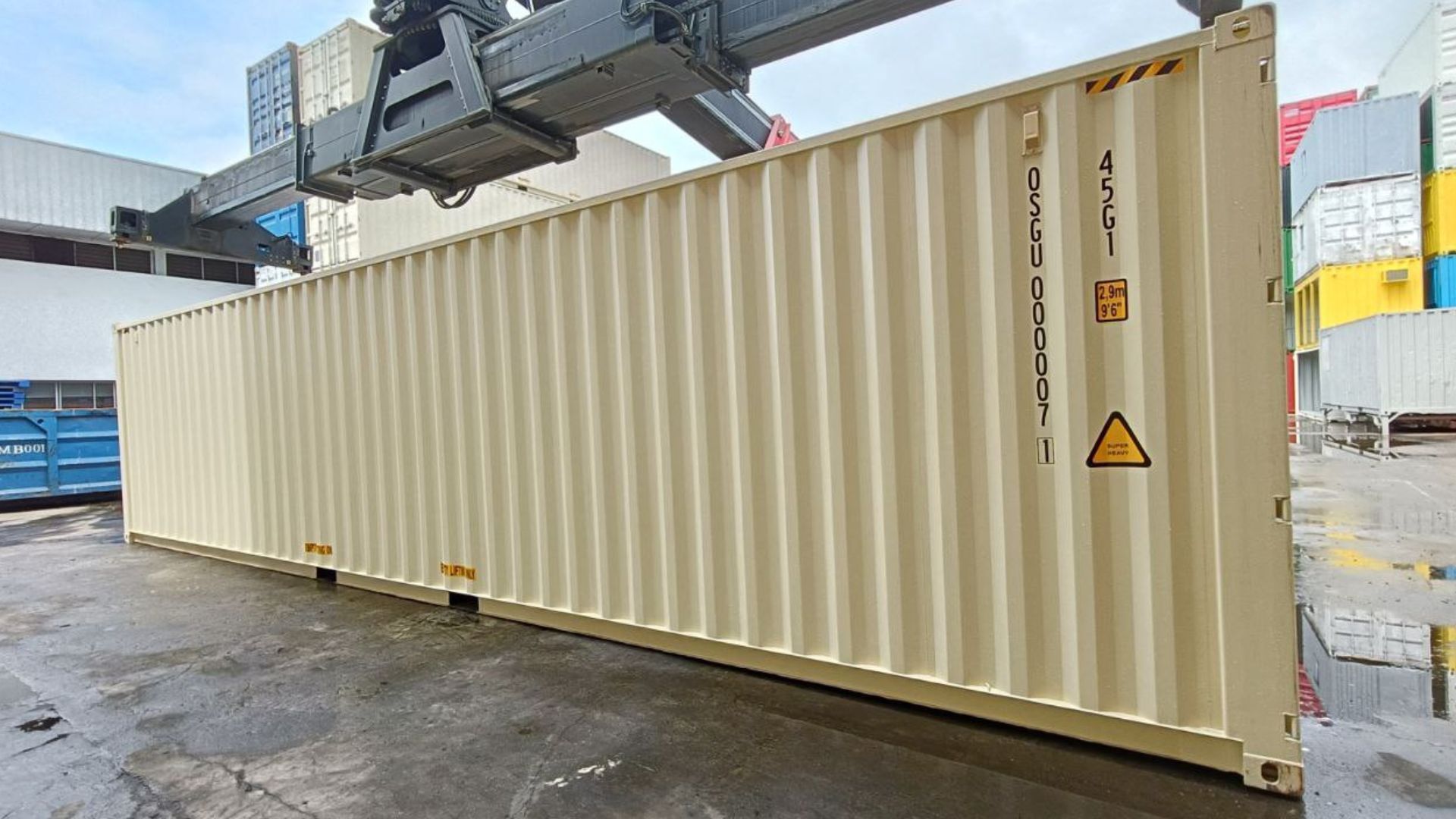 Choosing a High Cube Container Based on Cargo Volume