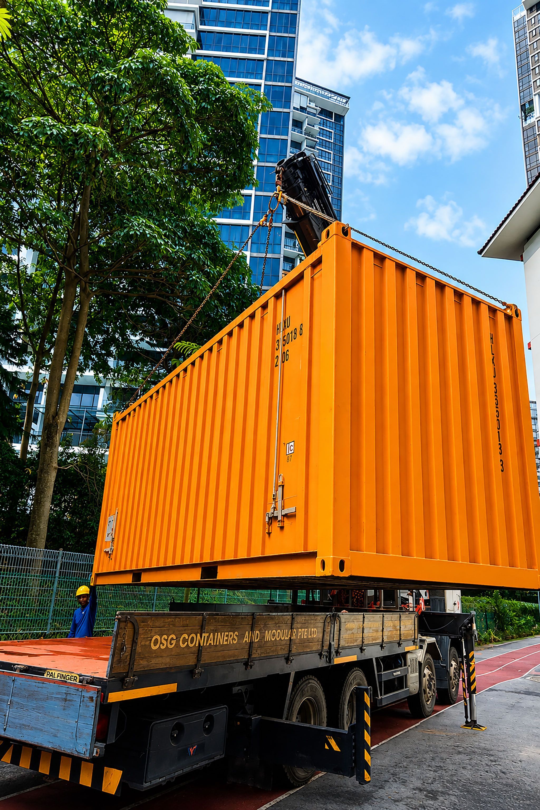 Open Top Shipping Containers in Singapore