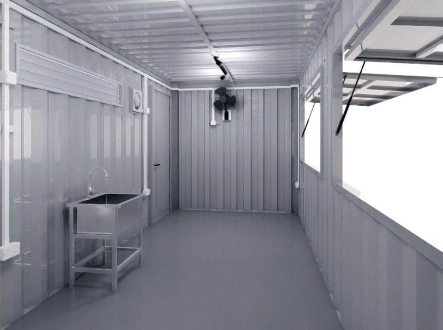 40ft Pop Up Container