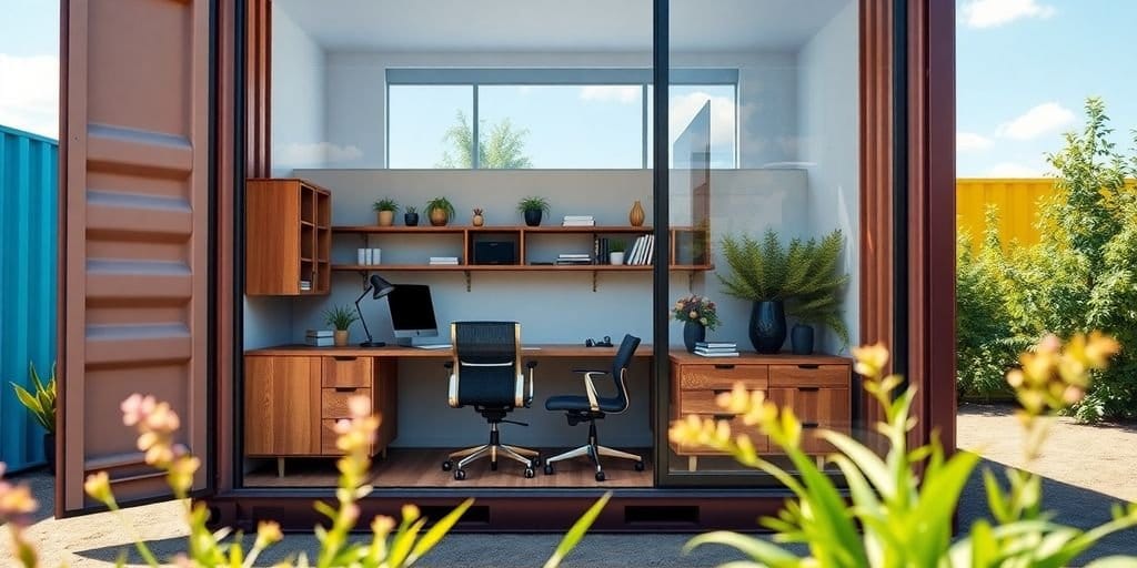 Transform Your Workspace: The Benefits of Using an Office Shipping Container