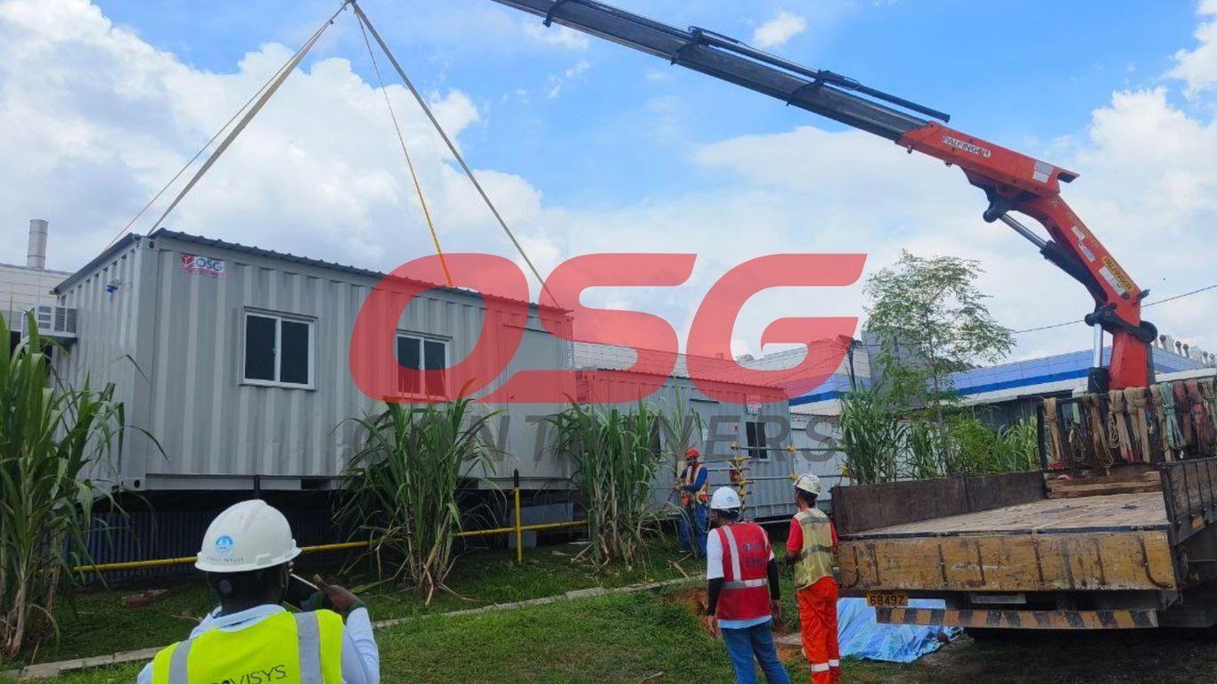 HC Container deployment in construction project logistics | OSG ...