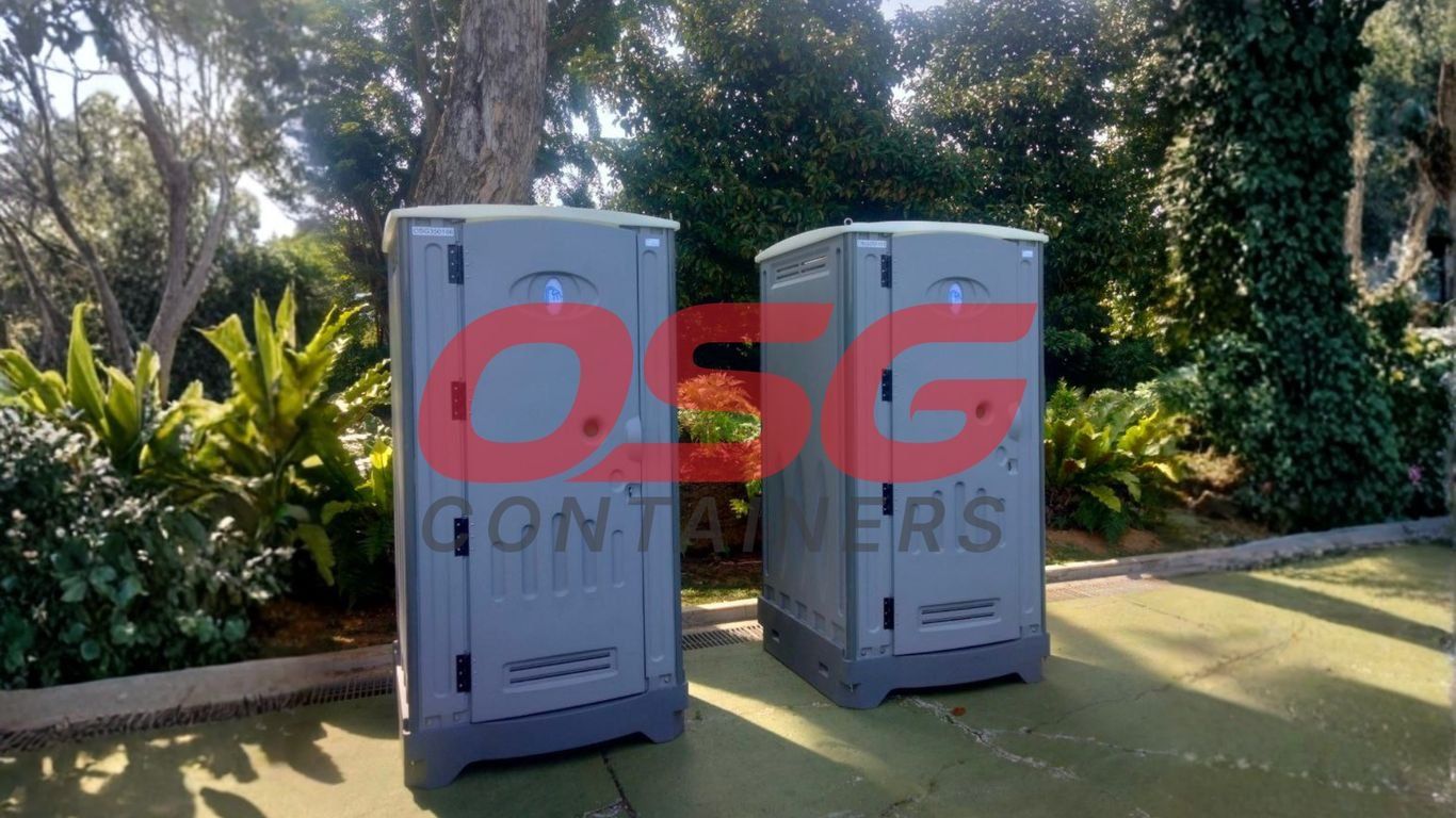Container toilet sanitation planning for long-term worksites