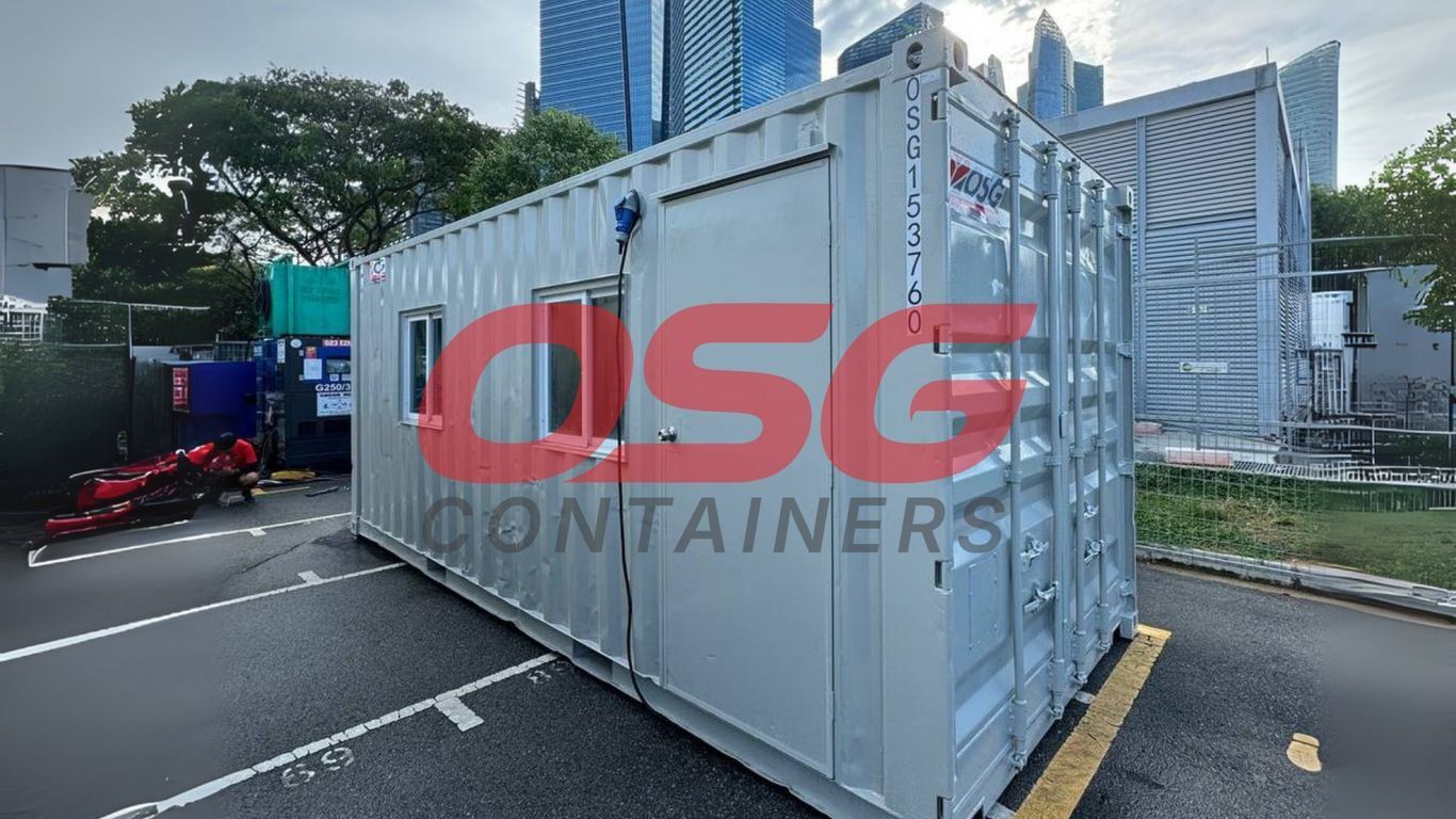 What Makes a Container Office Practical for Singapore Operations
