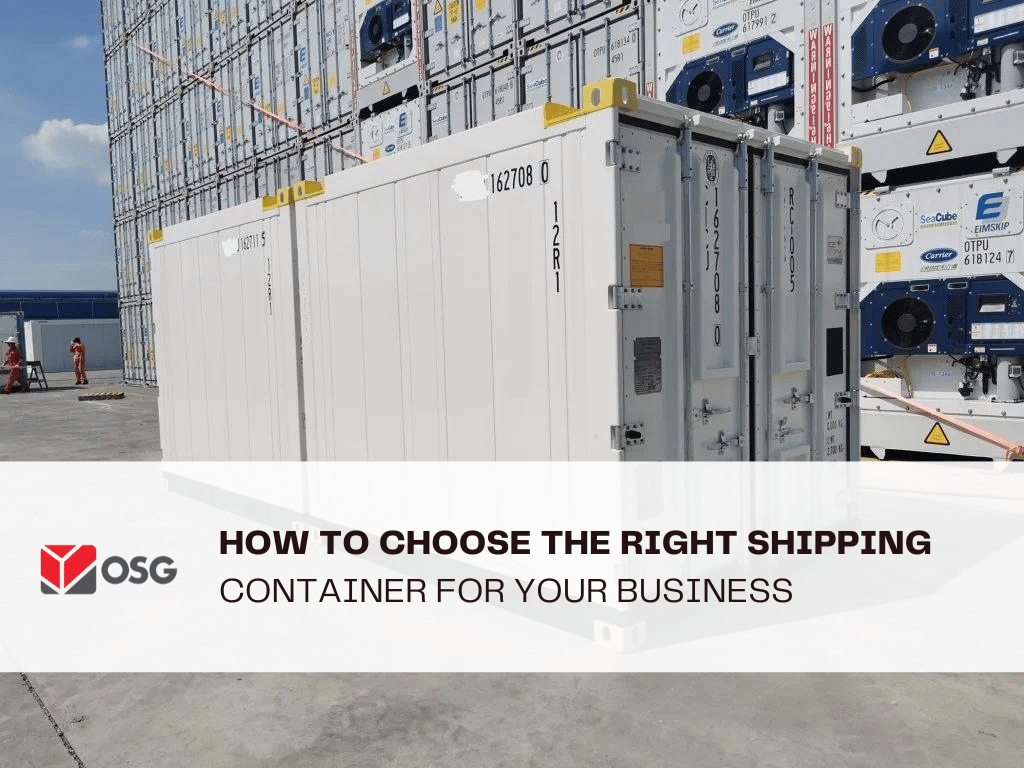 How to Choose the Right Shipping Container for Your Business