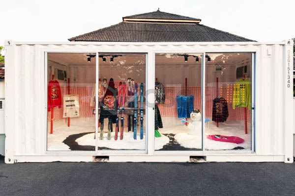 event container, shipping container, shopbox, shop container, pop-up container, repurposed container, used container, container shops, retail container