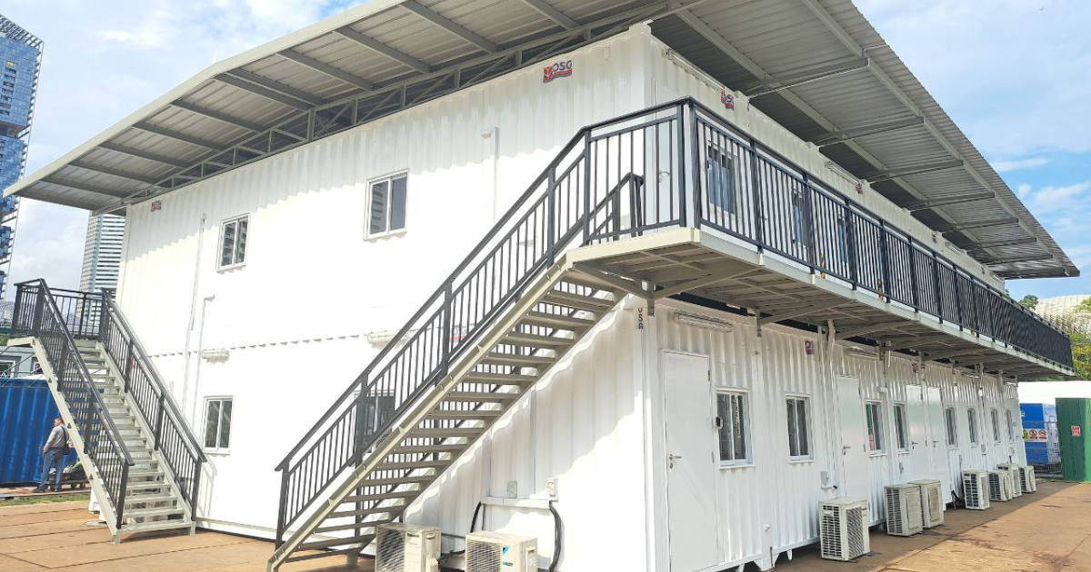 site office container, portable container office, 20ft site office