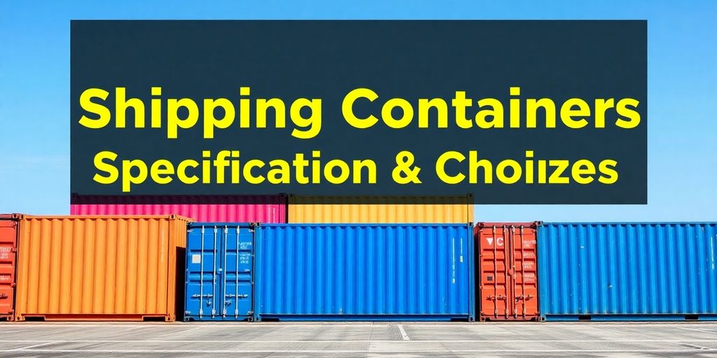 Colourful shipping containers of varying lengths on a dock.