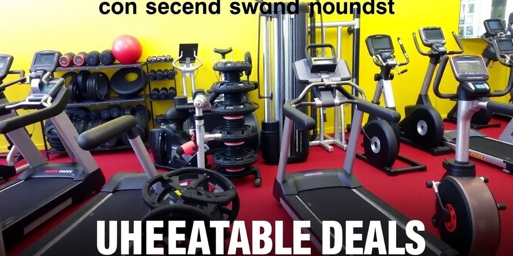 Second hand gym equipment on sale in Australia.