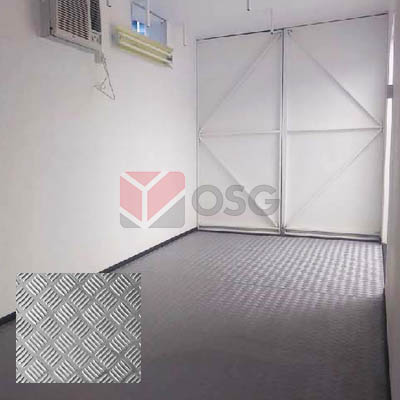Container Customization - Alluminium Checked Flooring