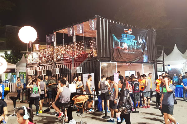 shipping container architecture, container designs, container events, container shops, container displays, container pop-up, container kitchen, container bar, temporary space, container backdrop, event container, container showroom, container classroom, container labs, container gym, container food park, container park