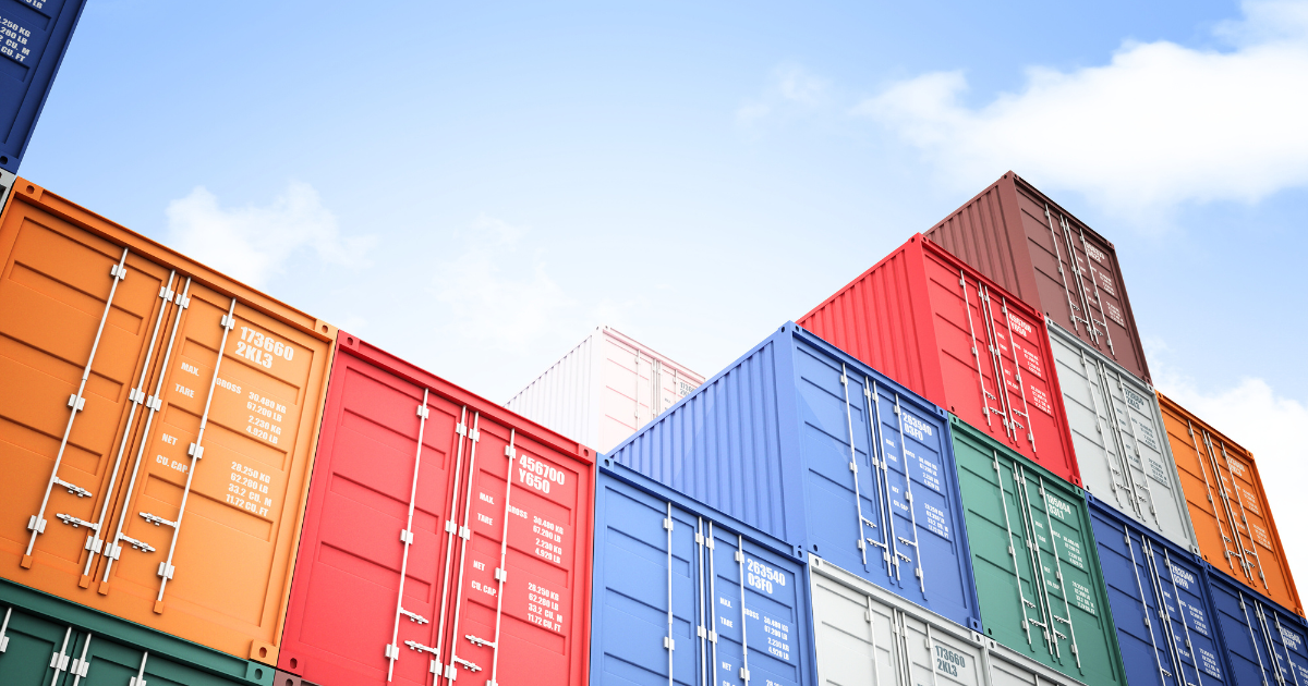 shipping containers in Japan