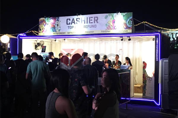 shipping container architecture, container designs, container events, container shops, container displays, container pop-up, container kitchen, container bar, temporary space, container backdrop, event container, container showroom, container classroom, container labs, container gym, container food park, container park