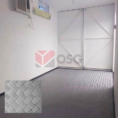 Container Customization - Alluminium Checked Flooring