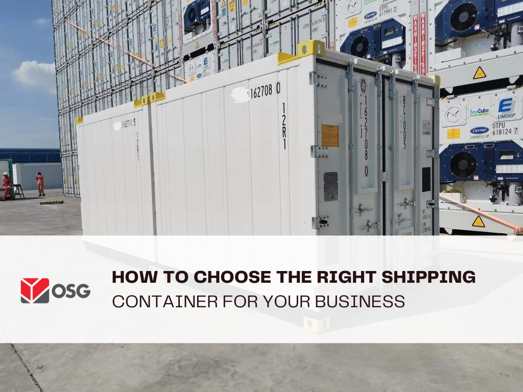 How to Choose the Right Shipping Container for Your Business
