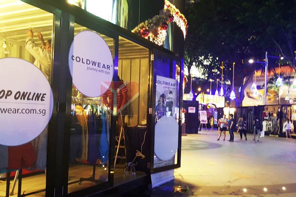 event container, shipping container, shopbox, shop container, pop-up container, repurposed container, used container, container shops, retail container