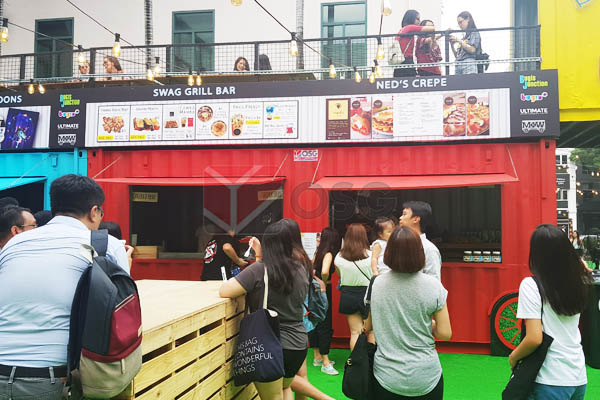 shipping container architecture, container designs, container events, container shops, container displays, container pop-up, container kitchen, container bar, temporary space, container backdrop, event container, container showroom, container classroom, container labs, container gym, container food park, container park